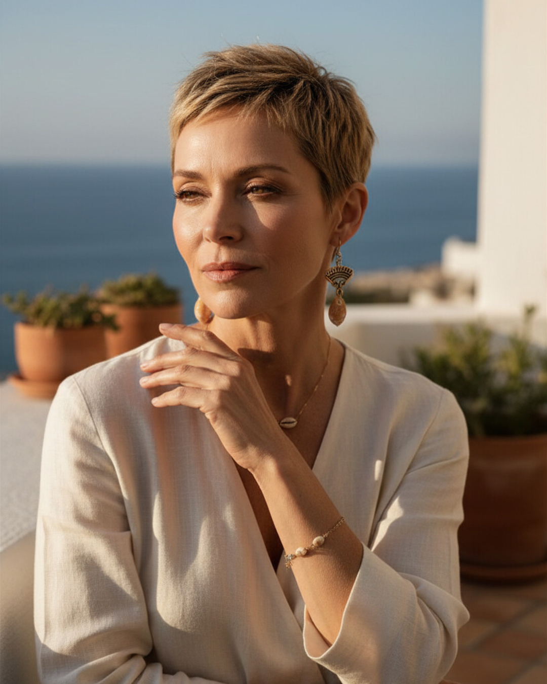 Boho Single Shell Earrings