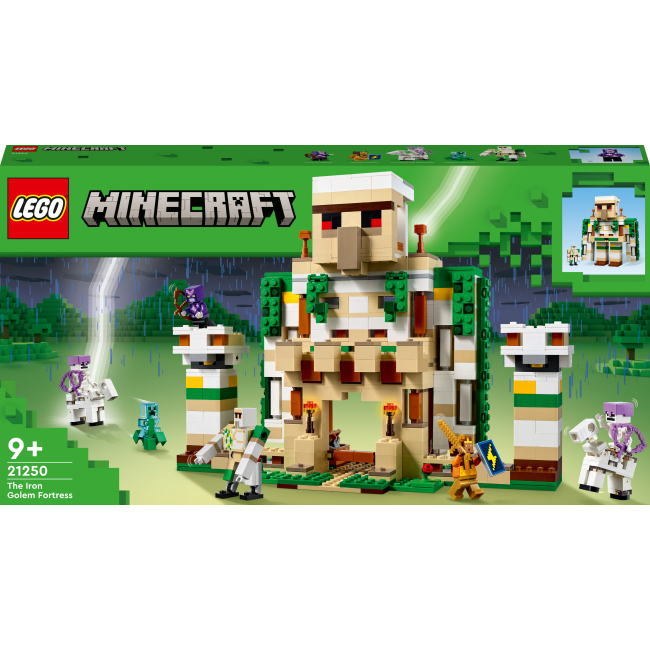 Конструктор LEGO Minecraft Фортеця «Залізний голем» (21250)