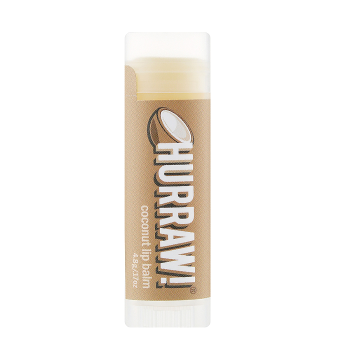 Hurraw! Balm, бальзам для губ, кокос, 4,8 г