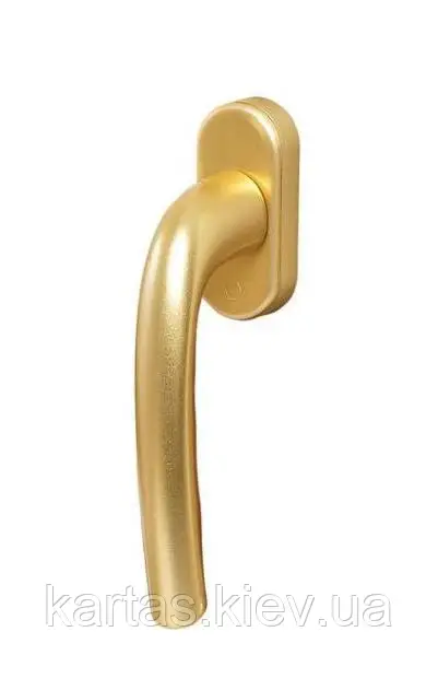 Ручка віконна алюмінієва 8п. Нoppe Secustik 40 мм золото