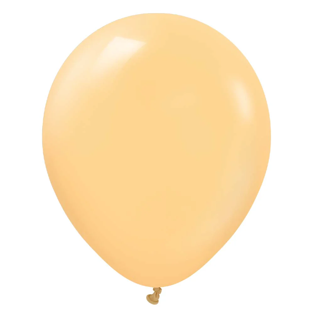 12-inch Peach latex helium balloon