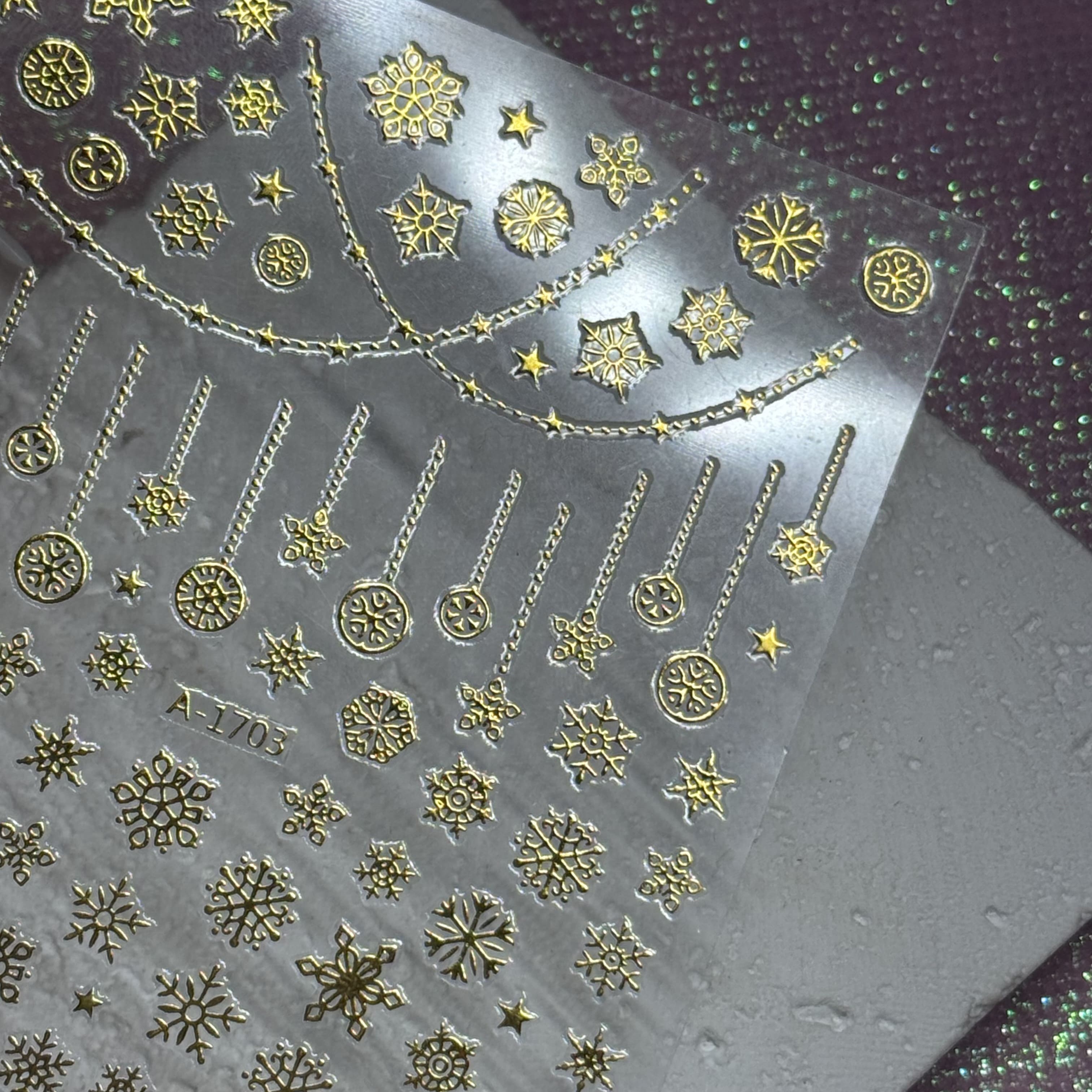 Наклейки для нігтів A-1703