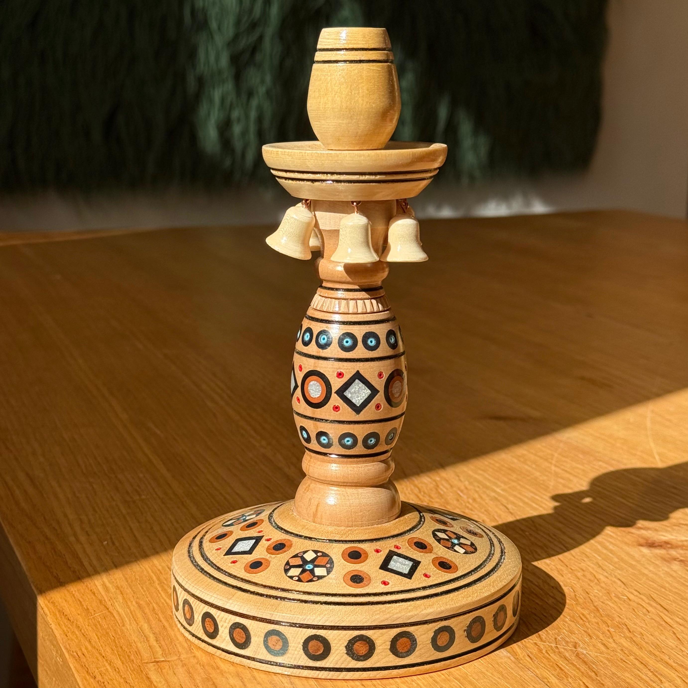 Інкрустований свічник 