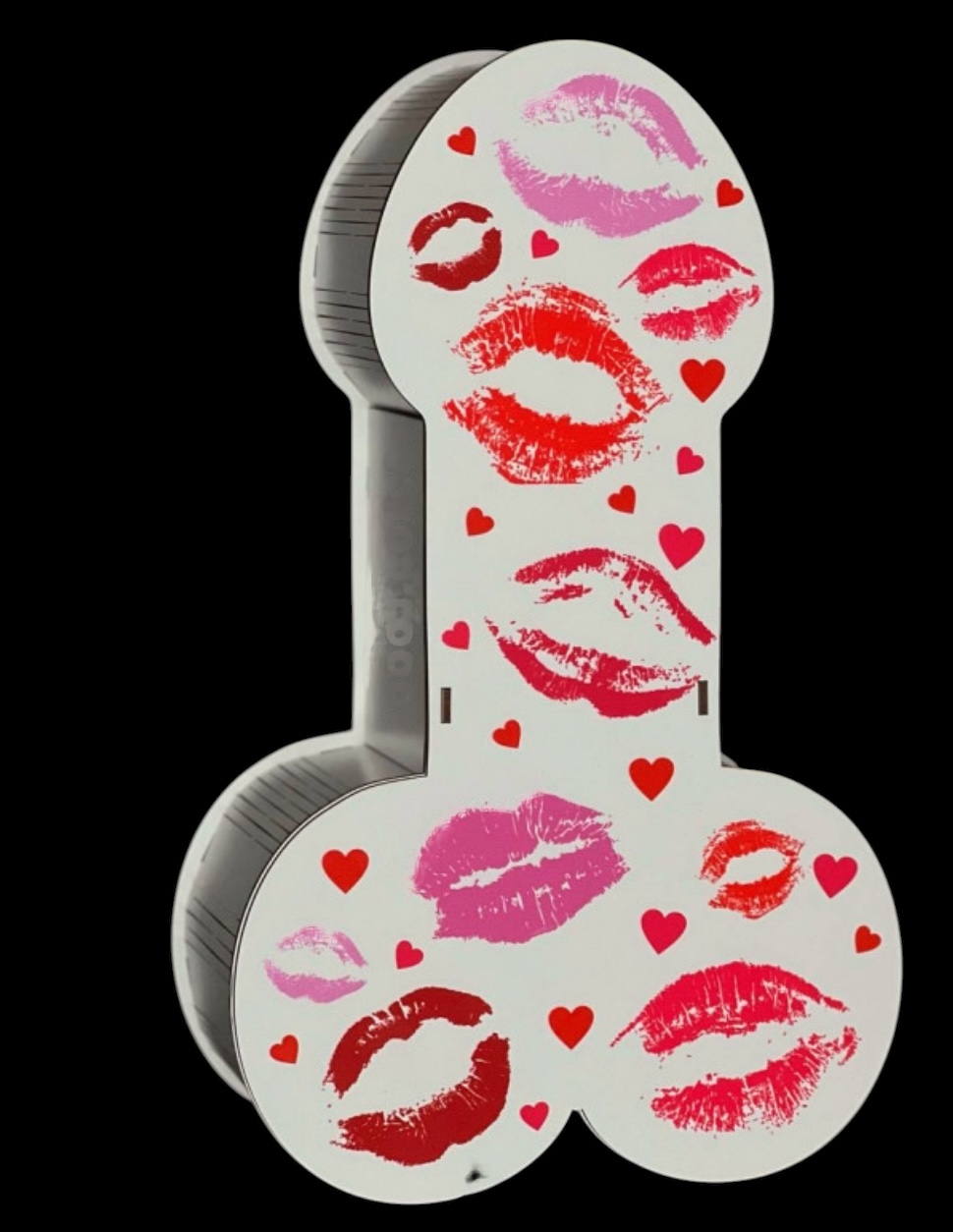 Фігурний бокс 18+ "Цілунок", 34х20х9 см