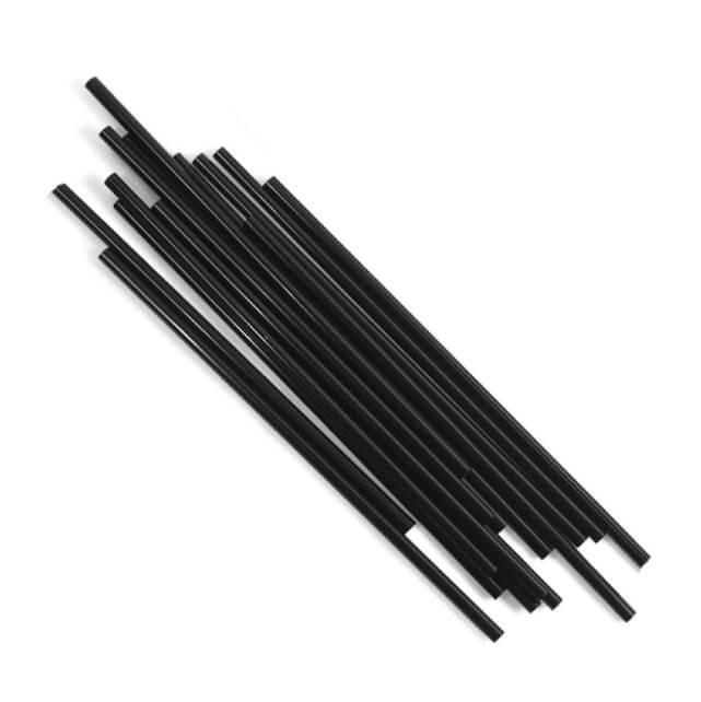 Трубочка "Мартіні" чорна, упаковка 200 шт, 014000059