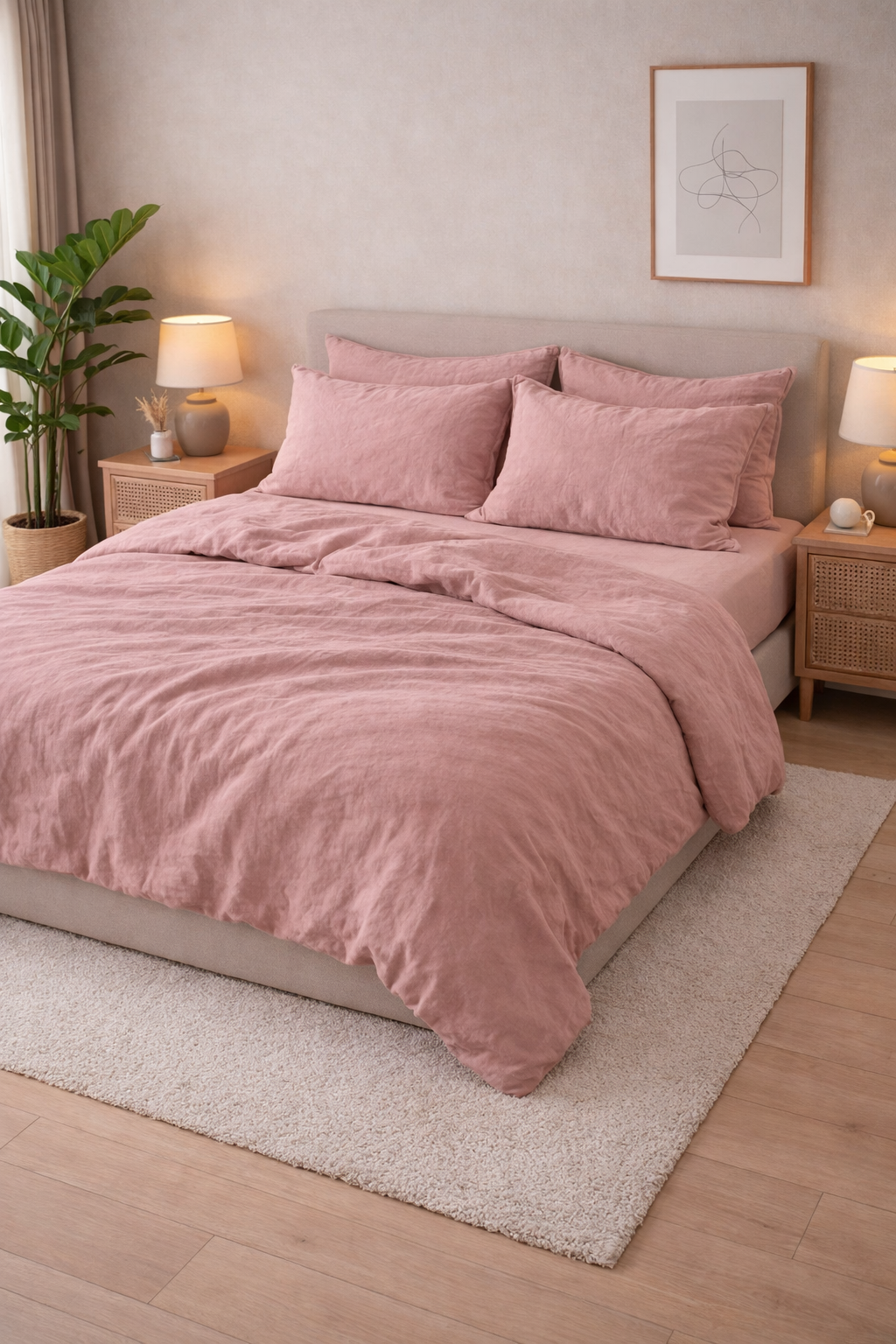 Постільна білизна варена бавовна "Пудра"
