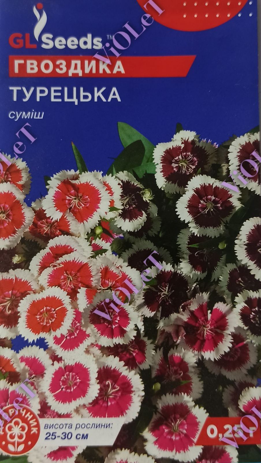 Гвоздика Турецька суміш, 0,25 г GL Seeds
