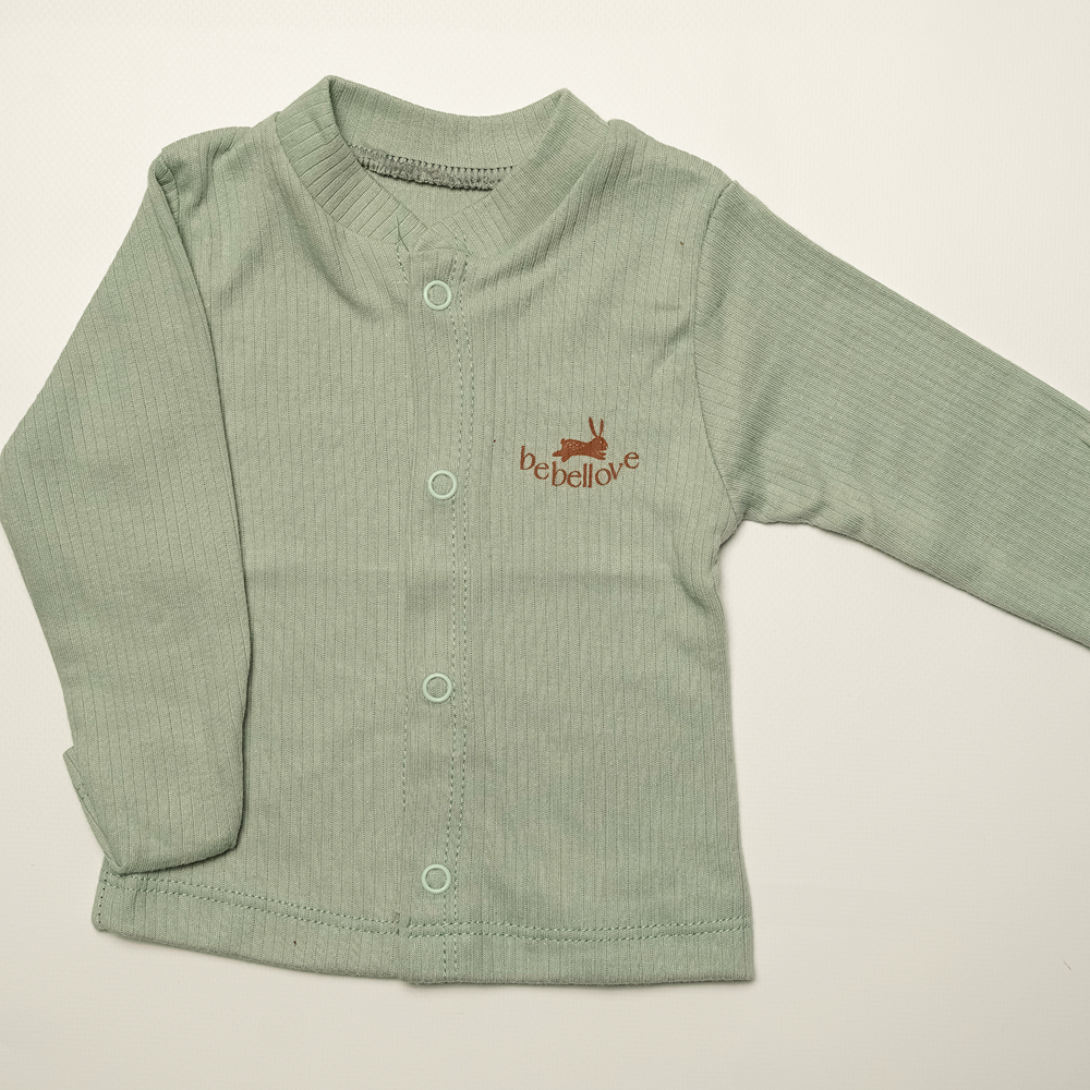 Кофтинка в пологовий 56-62 (0-3м.), зелений