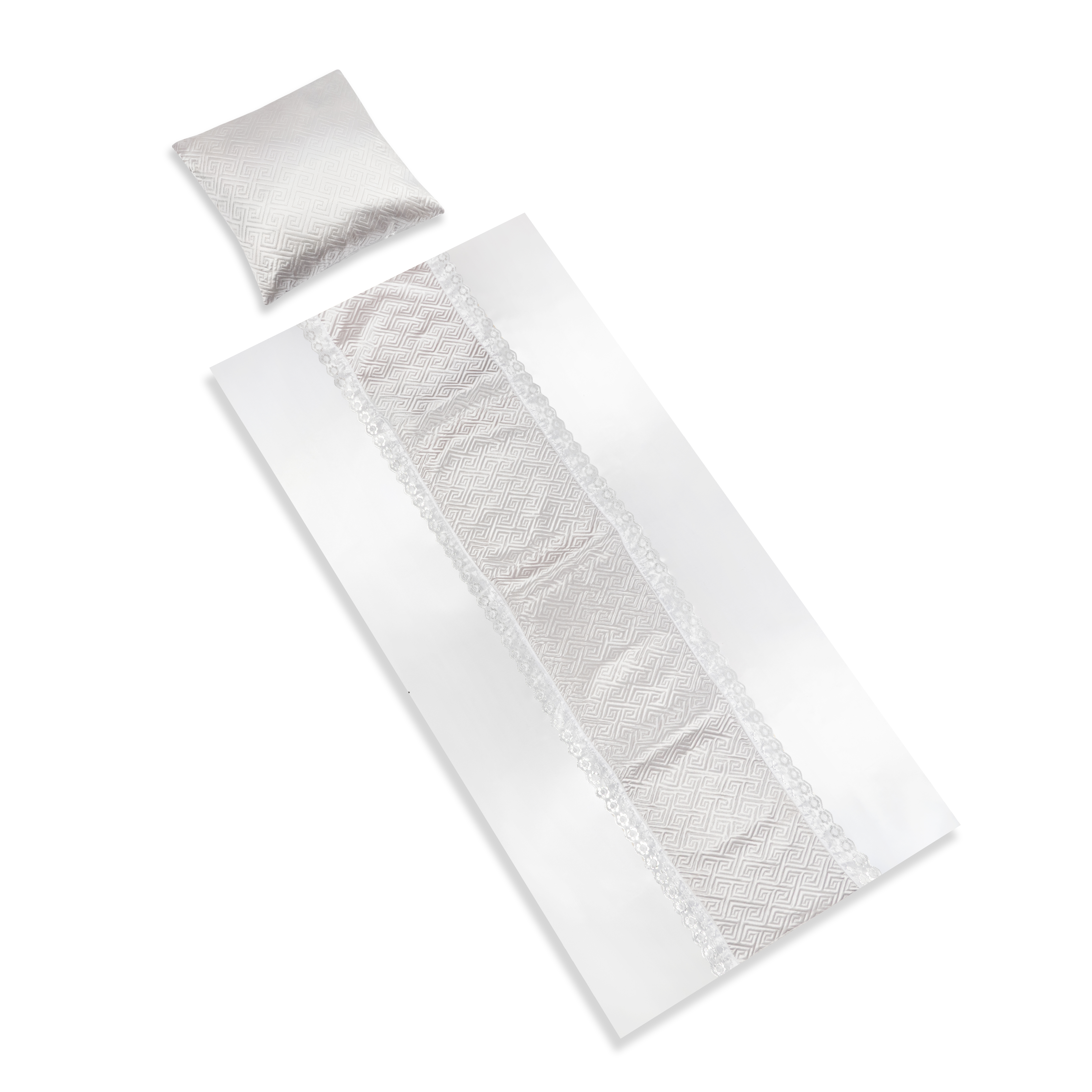 Ритуальний комплект Меандр срібло