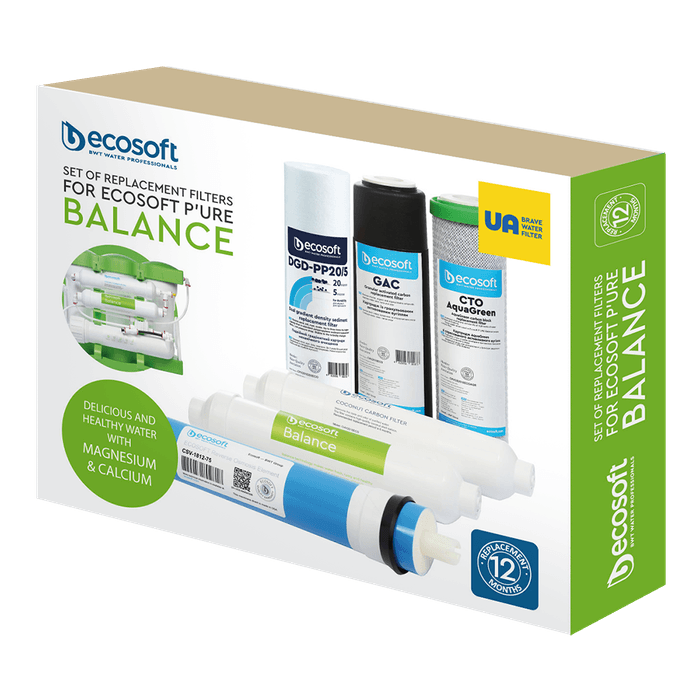 Комплект картриджів Ecosoft P'URE Balance 