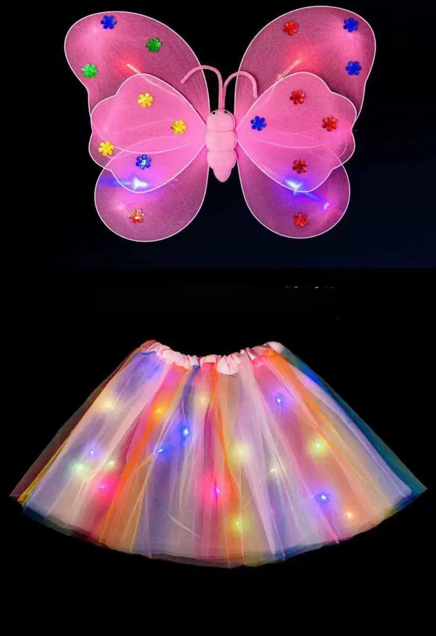 Набір костюм метелика. Дитячий костюм із крилами, що світяться