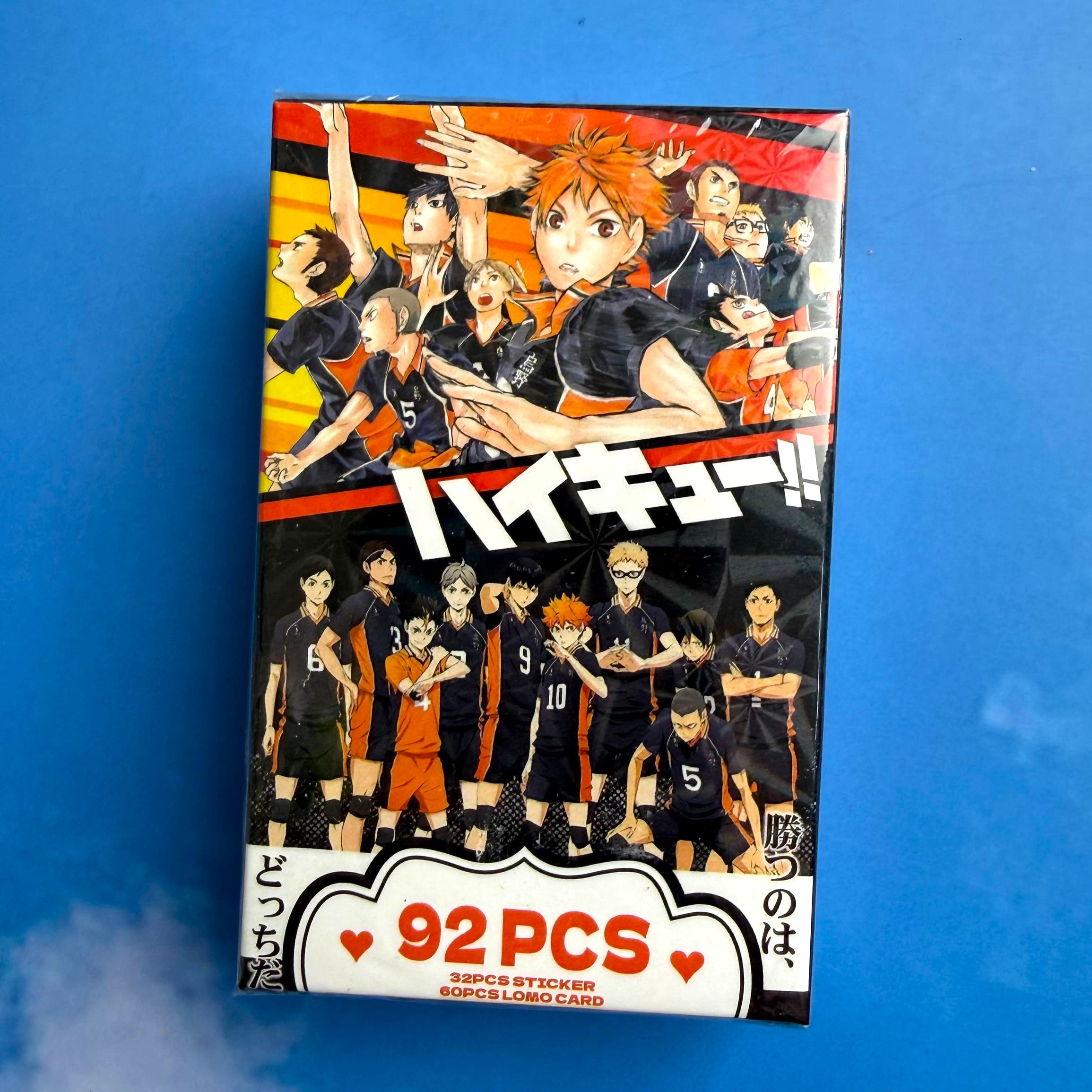 Колекційний набір аніме-карток та стікерів Haikyuu!! (Волейбол!!) — 92 шт.