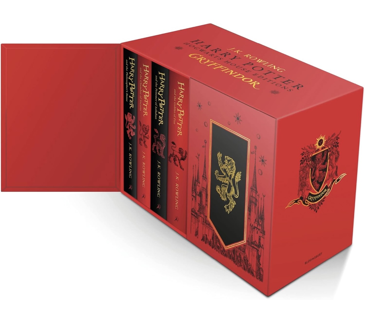 Harry Potter Gryffindor House Editions Hardback Box Set J. K. Rowling