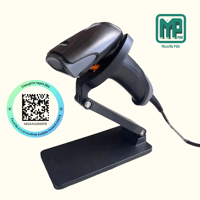 Сканер штрих-кодів Newland HR2081 Panga III 2D USB — зчитування акцизних марок єАкциз