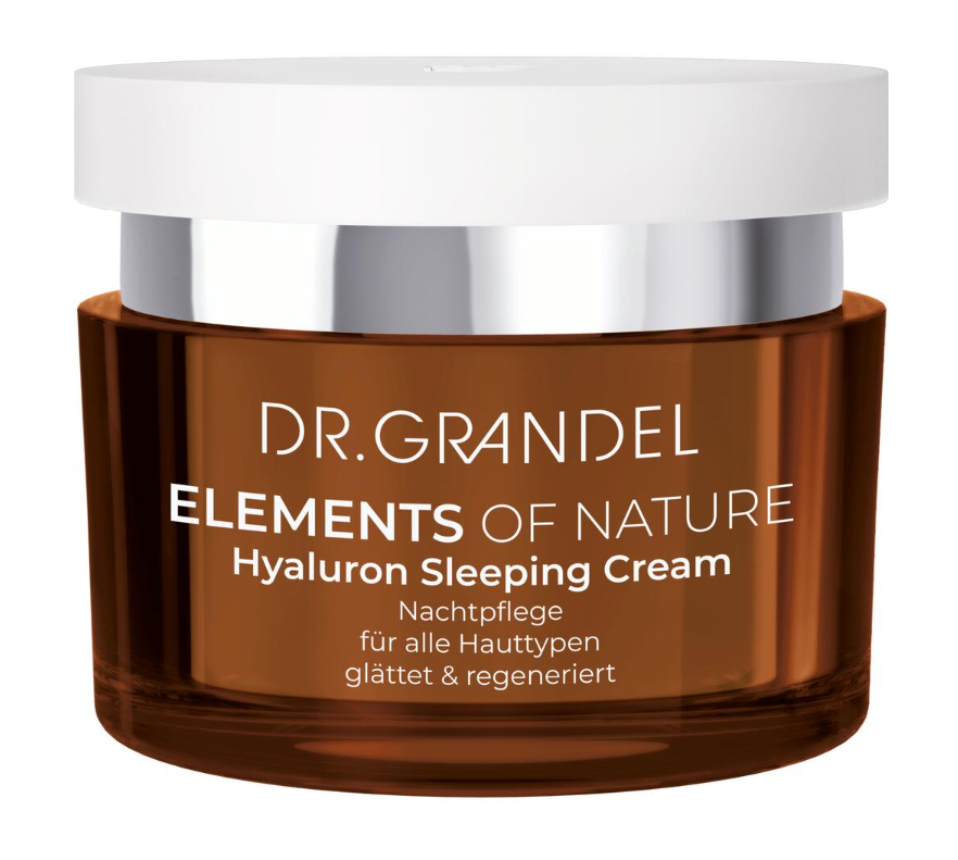Нічний крем з мікро-гіалуроном Dr. Grandel Elements of Nature Hyaluron Sleeping Cream, 50 мл