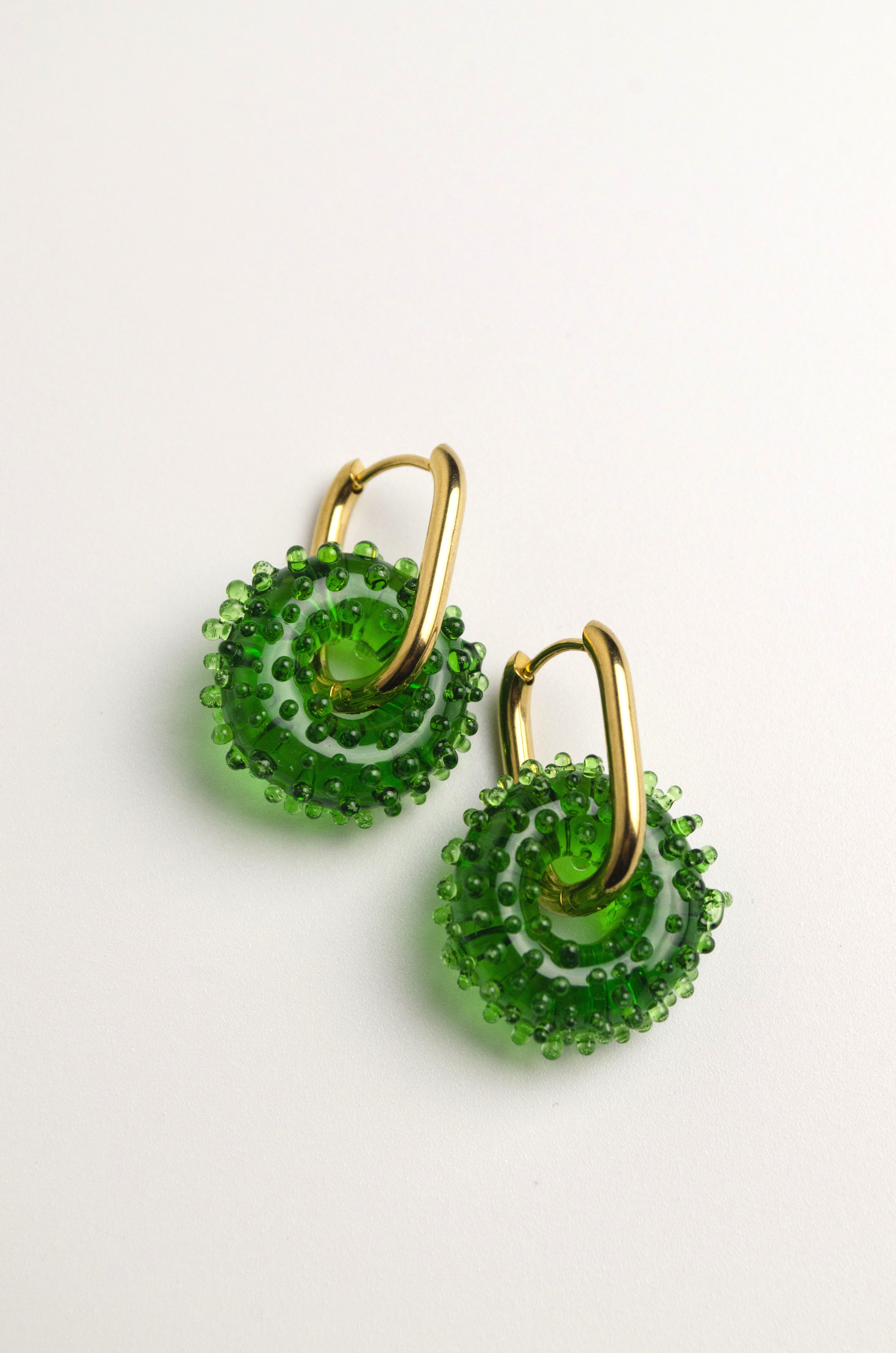 Сережки LIORA MYSTIC GREEN