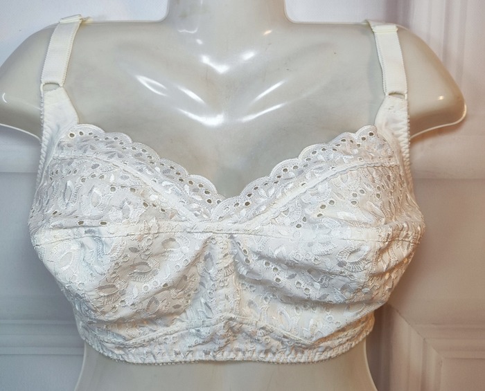 Бюстгальтер без кісточок Milavitsa 10048 білий 100D — м’яка чашка