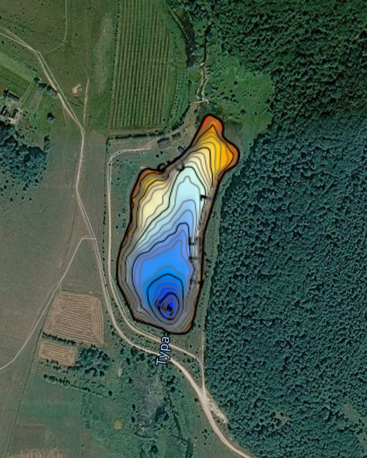 Озеро Липівці Carp Lake