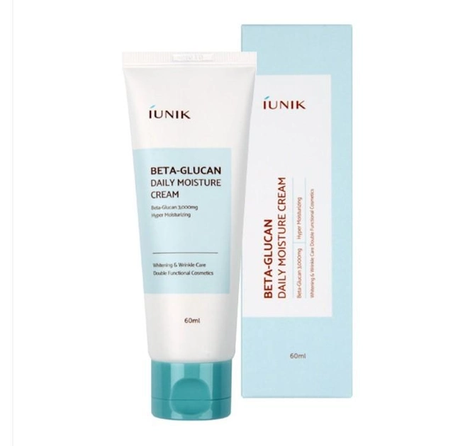 Зволожуючий крем для обличчя з бета-глюканом IUNIK Beta Glucan Daily Moisture Cream 60 мл