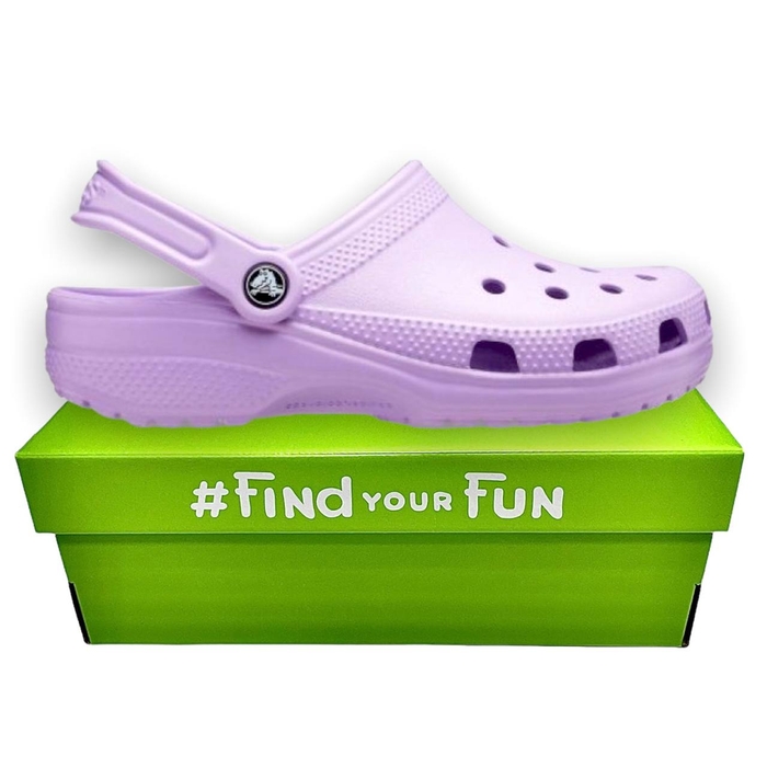 Crocs Classic Clog Lavander Сабо Крокси жіночі бузкові