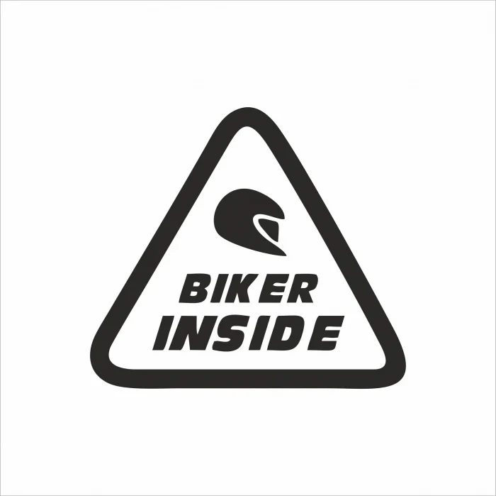 Наклейка Biker Inside знак