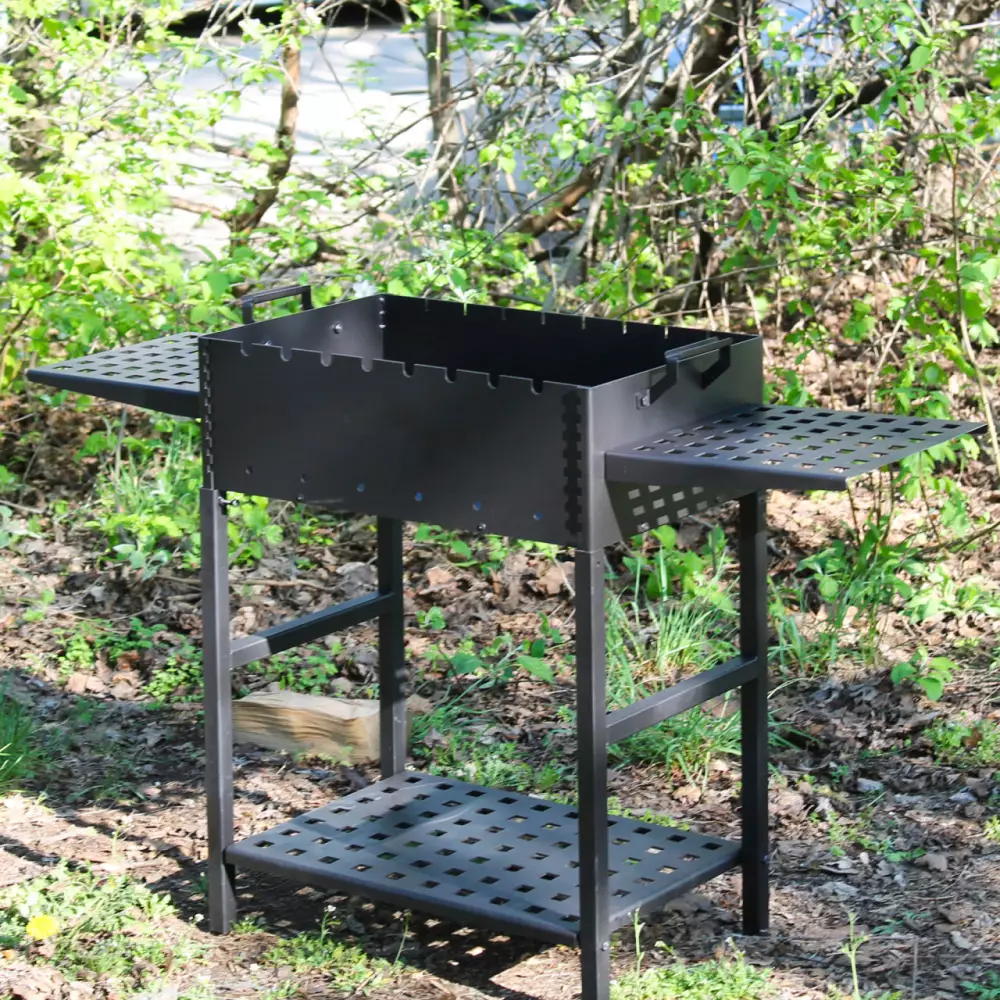 Мангал Степ зі столиком на 8 шампурів