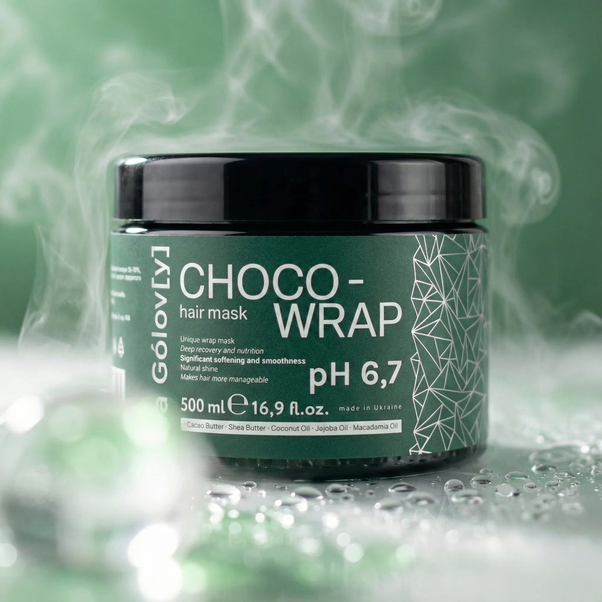 Шоколадне обгортання для волосся 5 олій 500 мл