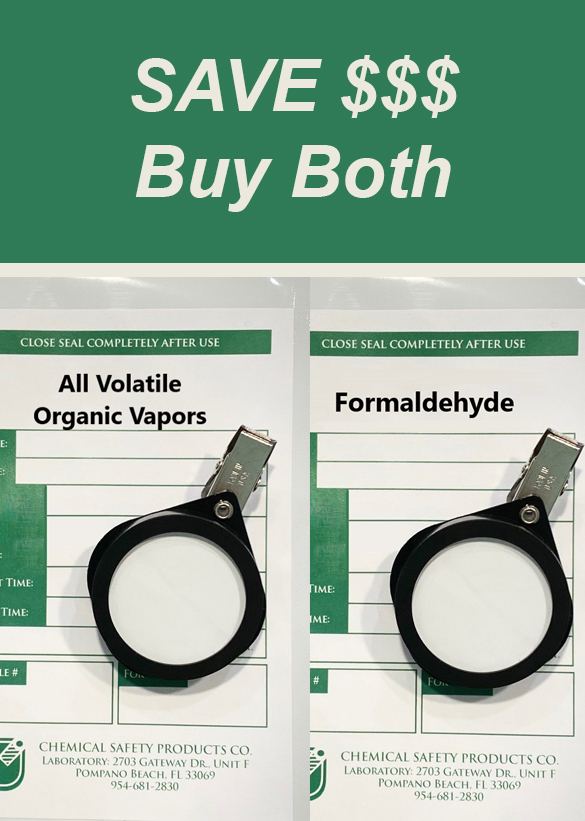 Combo Pack: VOC Testing Kit and Formaldehyde Testing Kit