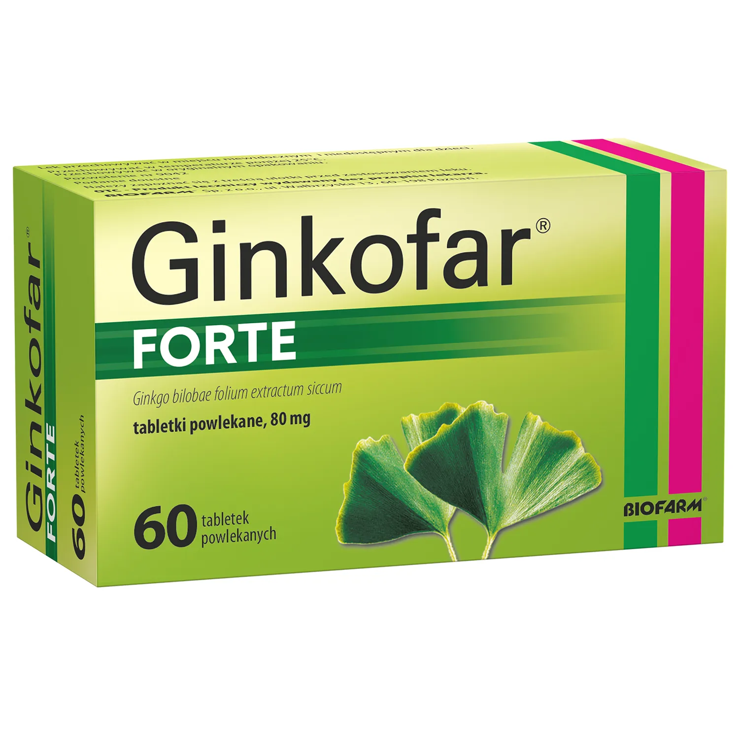 Ginkofar Forte 80 мг - 60 таблеток