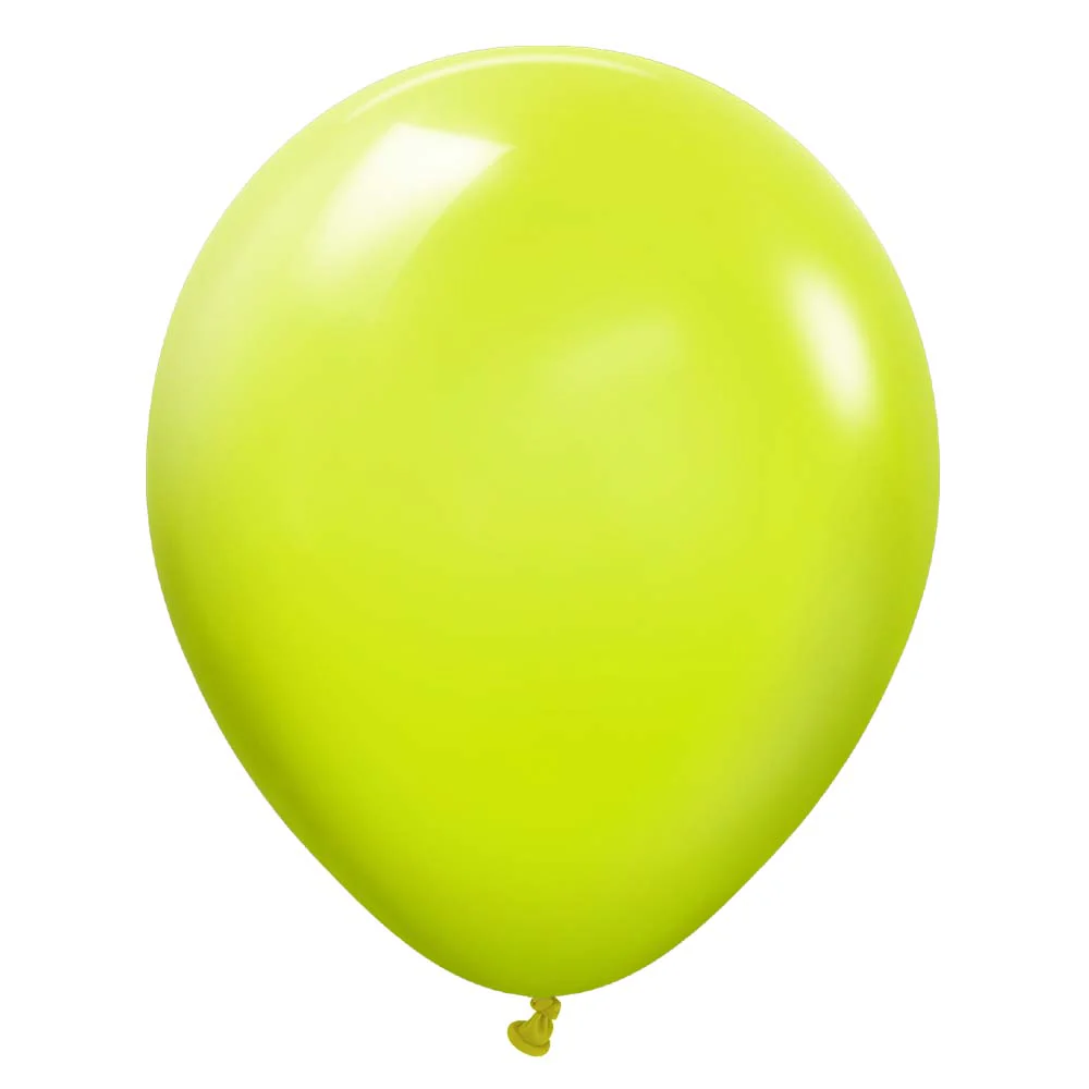 12-inch Lime latex helium balloon