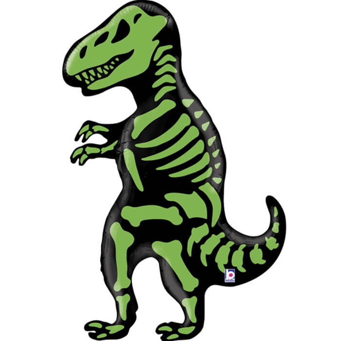 Фольгована куля динозавр t-rex 89х57 см
