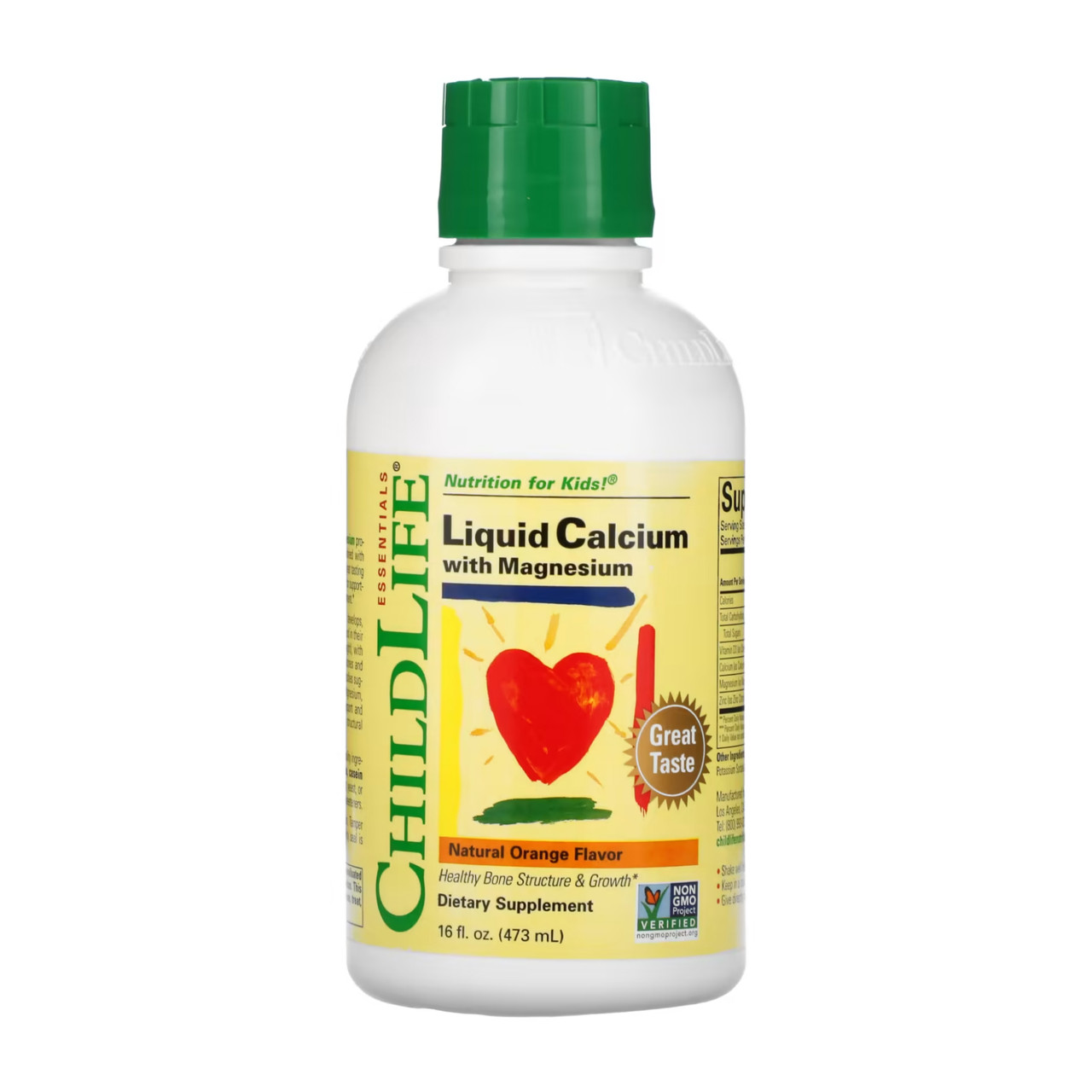 Кальцій з Магнієм, Calcium with Magnesium - 473 ml (16 fl oz)