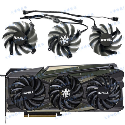 Вентилятор відеокарти INNO3D RTX3080 3080ti 3090 iCHILL X3 Ice Dragon CF-12915S