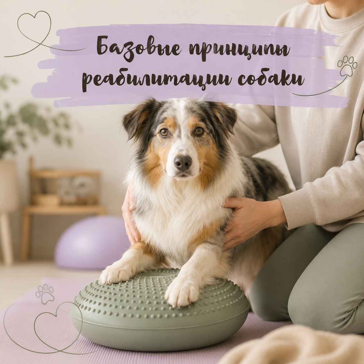Базовые принципы реабилитации собаки