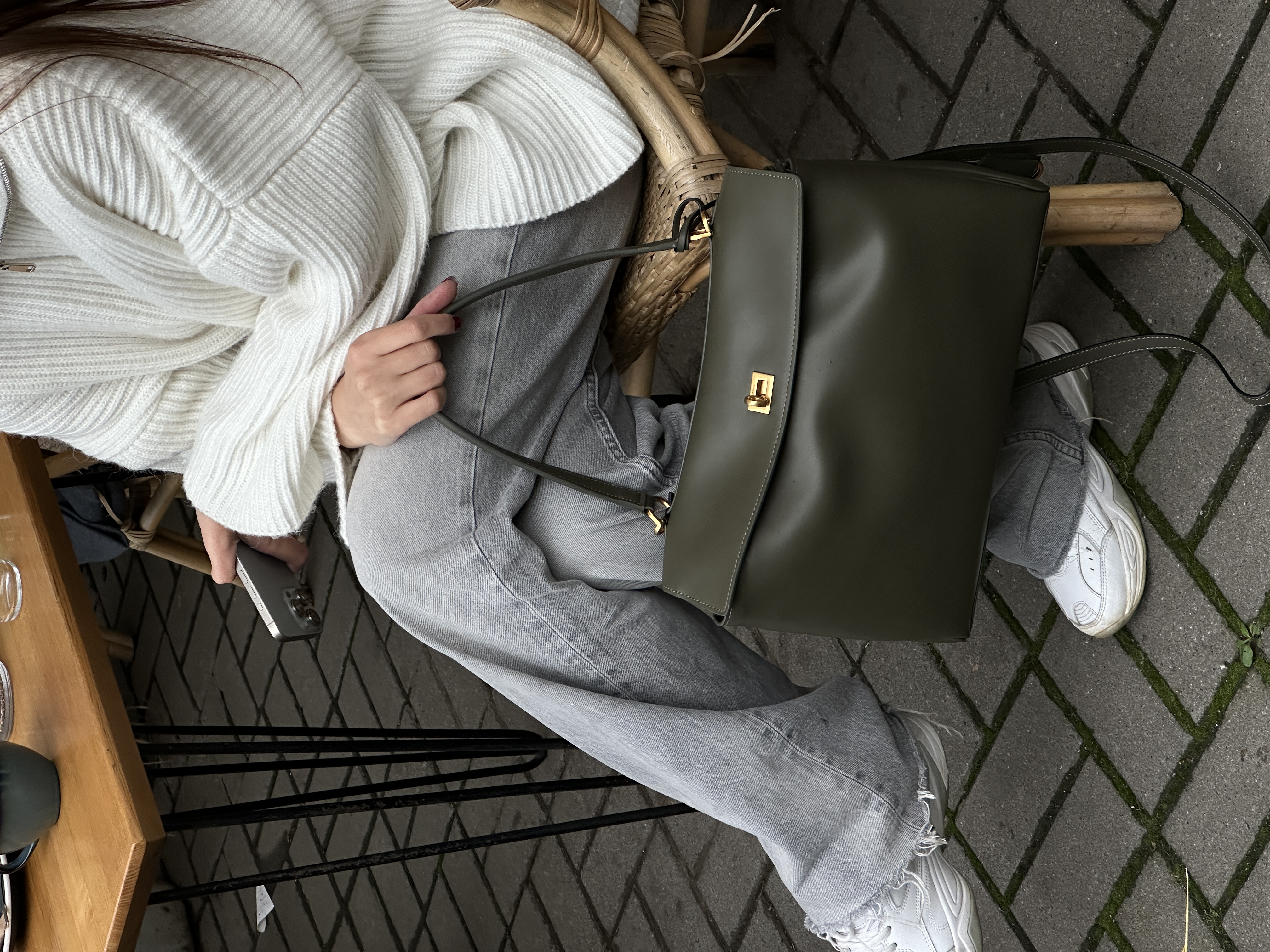 Balenciaga Rodeo Large Olive/Gold