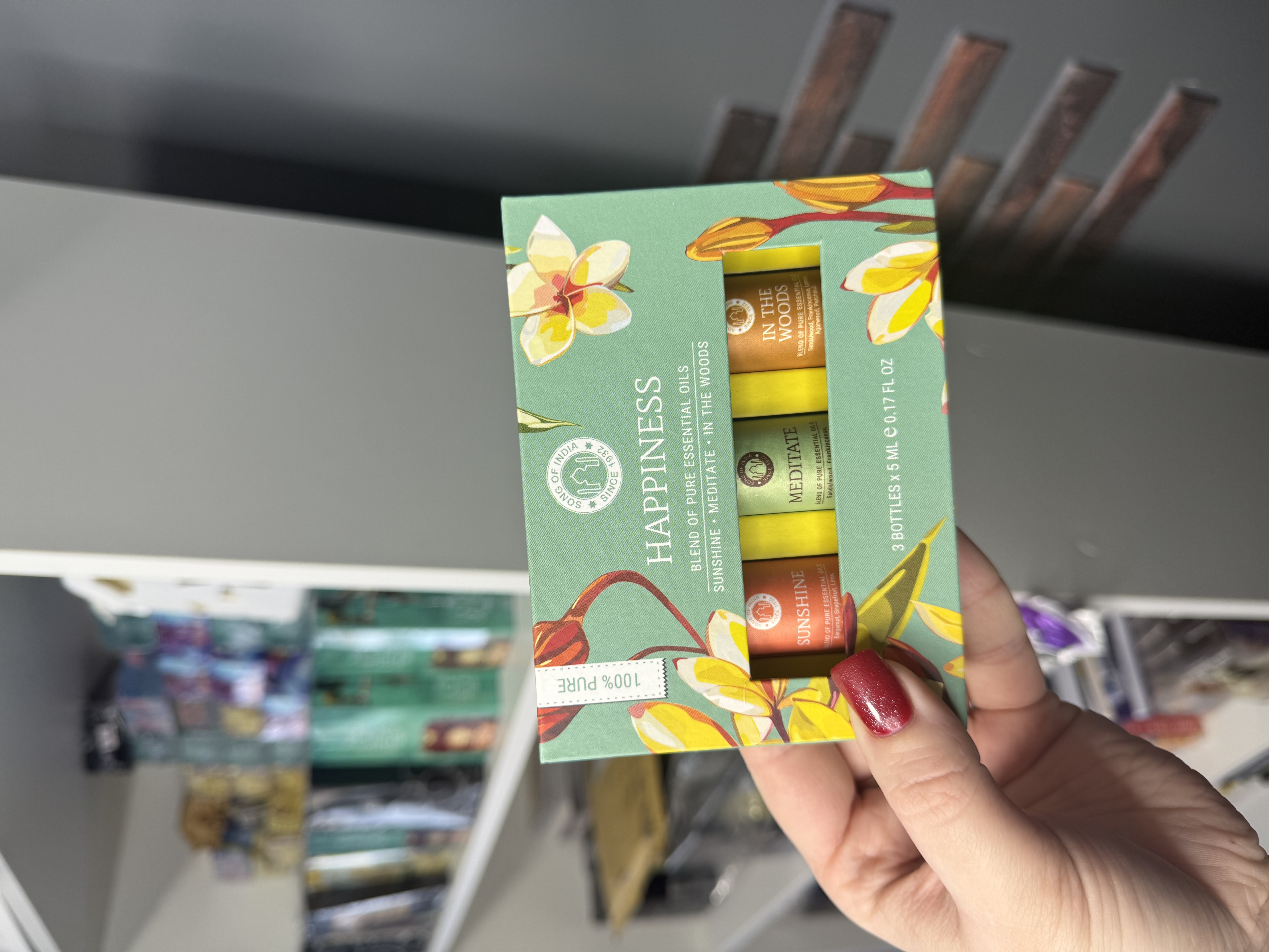 Набір ефірних олій «Щастя» 3х5мл