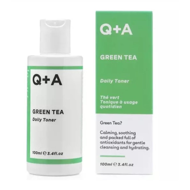 Тонер для обличчя з зеленим чаєм Q+A Green Tea Daily Toner 100ml