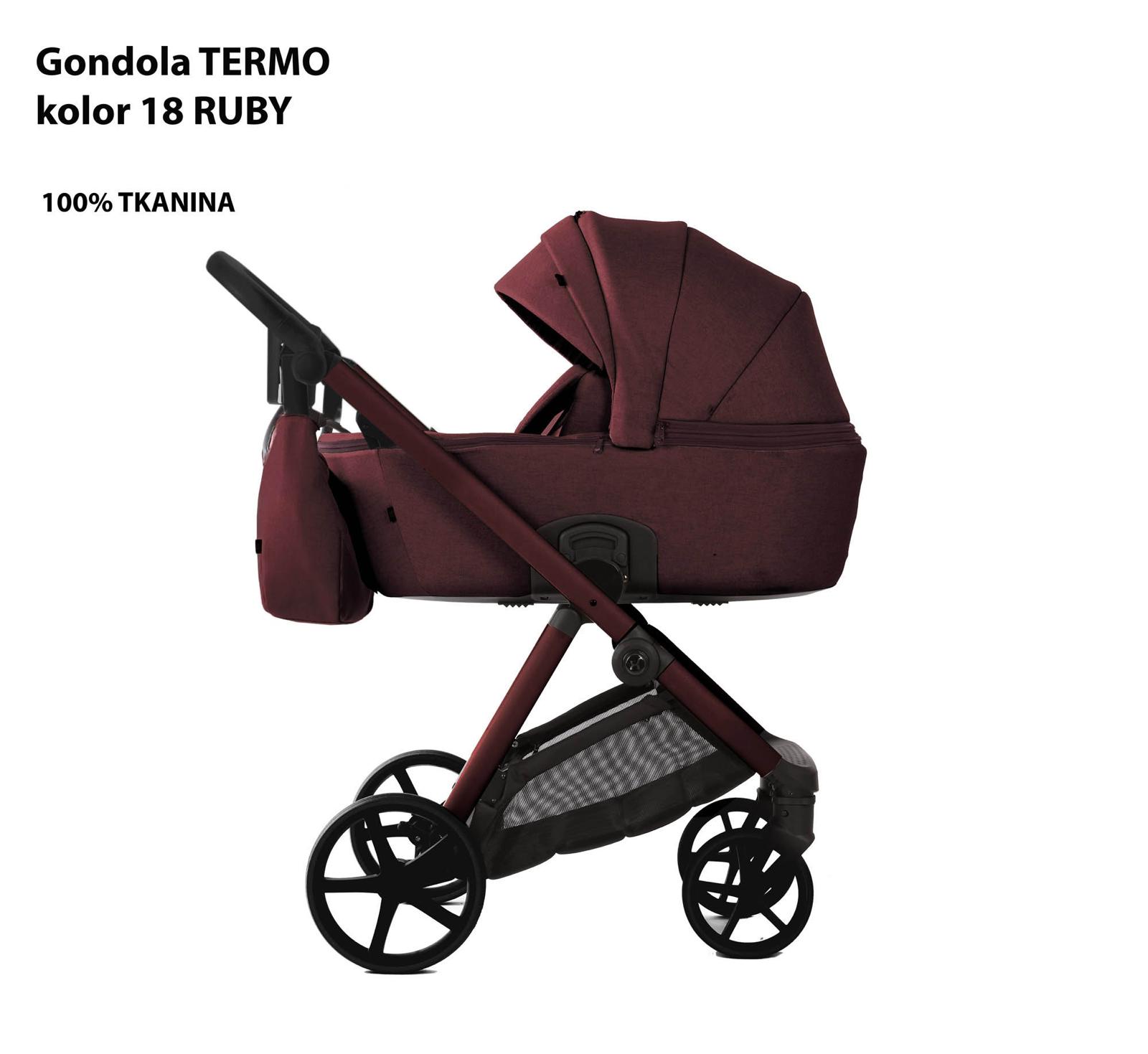 Коляска 2 в 1 Adamex Vivo TK-18 Ruby