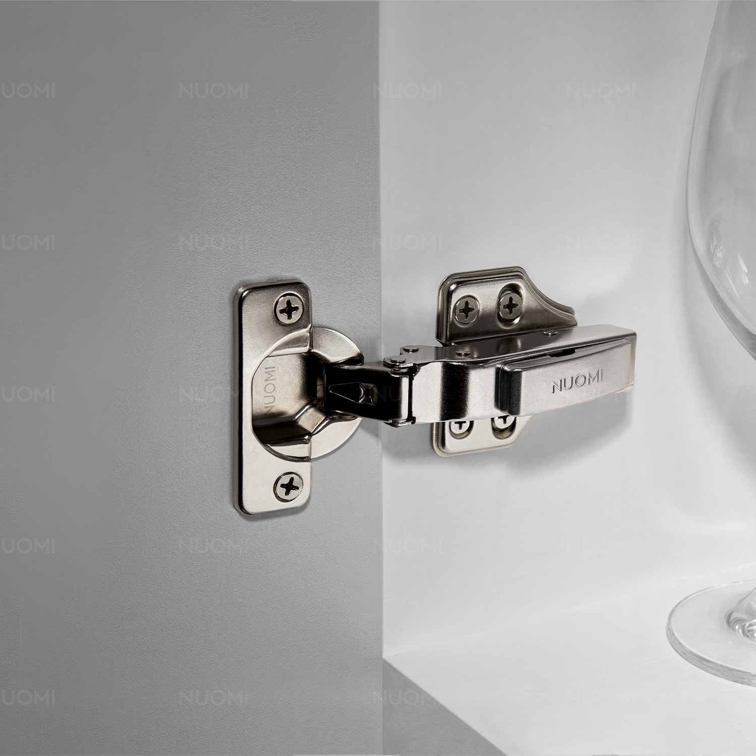 Sagacity Series Fixed Mounted One Section Force Buffering Hinge (x5)