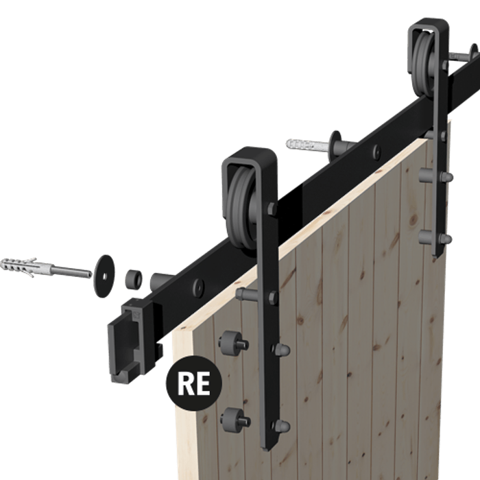 Комплект редукційних втулок для дверей товщиною 16-25 мм Mantion ROC Design 