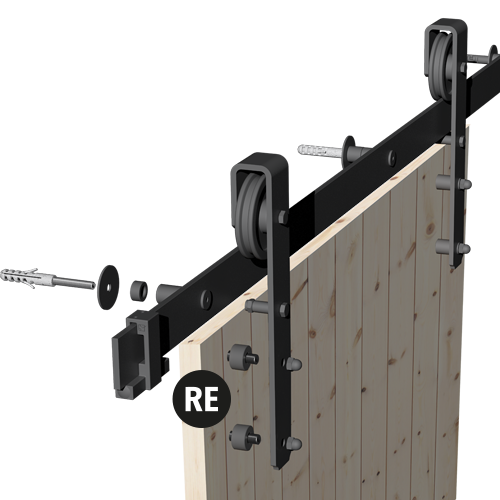 Комплект редукційних втулок для дверей товщиною 16-25 мм Mantion ROC Design 