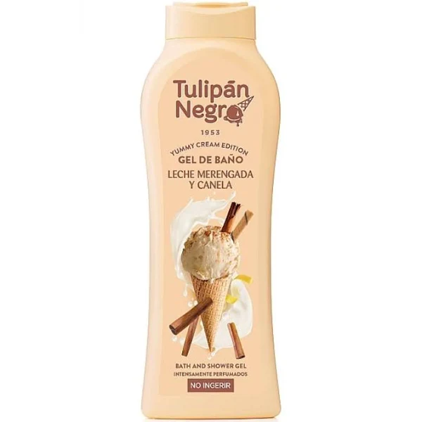 Гель для душу TULIPAN NEGRO YUMMY CREAM Молочне бізе (650 мл)