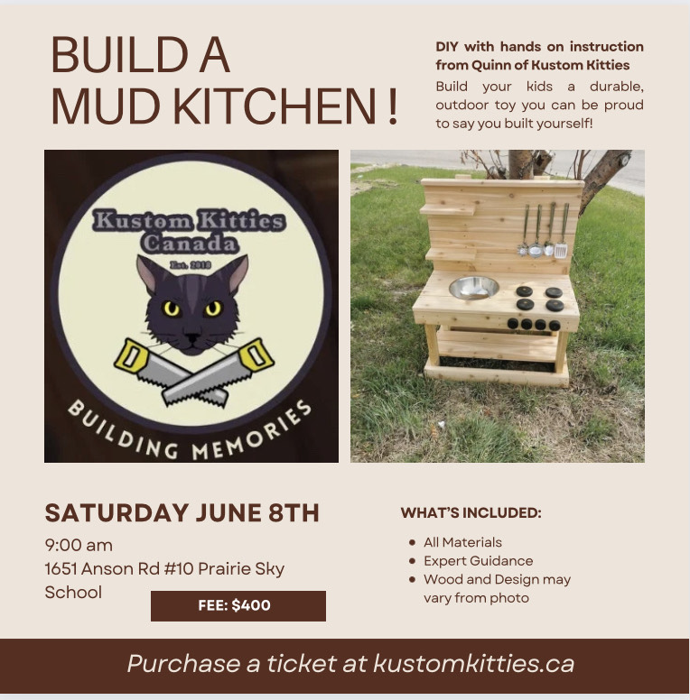 Build a Mud Kitchen Workshop