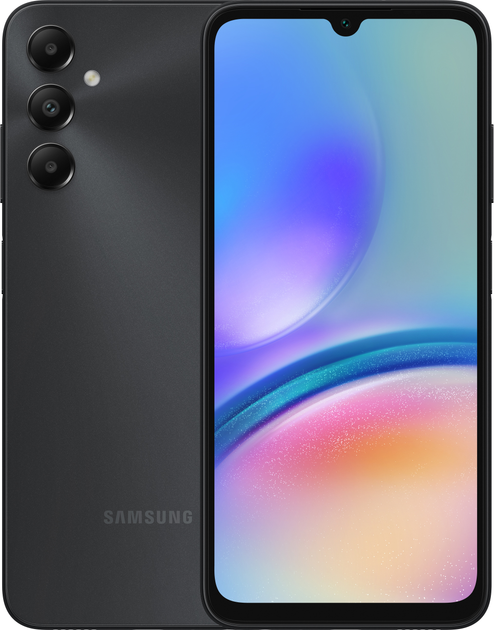 Мобільний телефон Samsung Galaxy A05s 4/64GB Black+захисне скло у подарунок