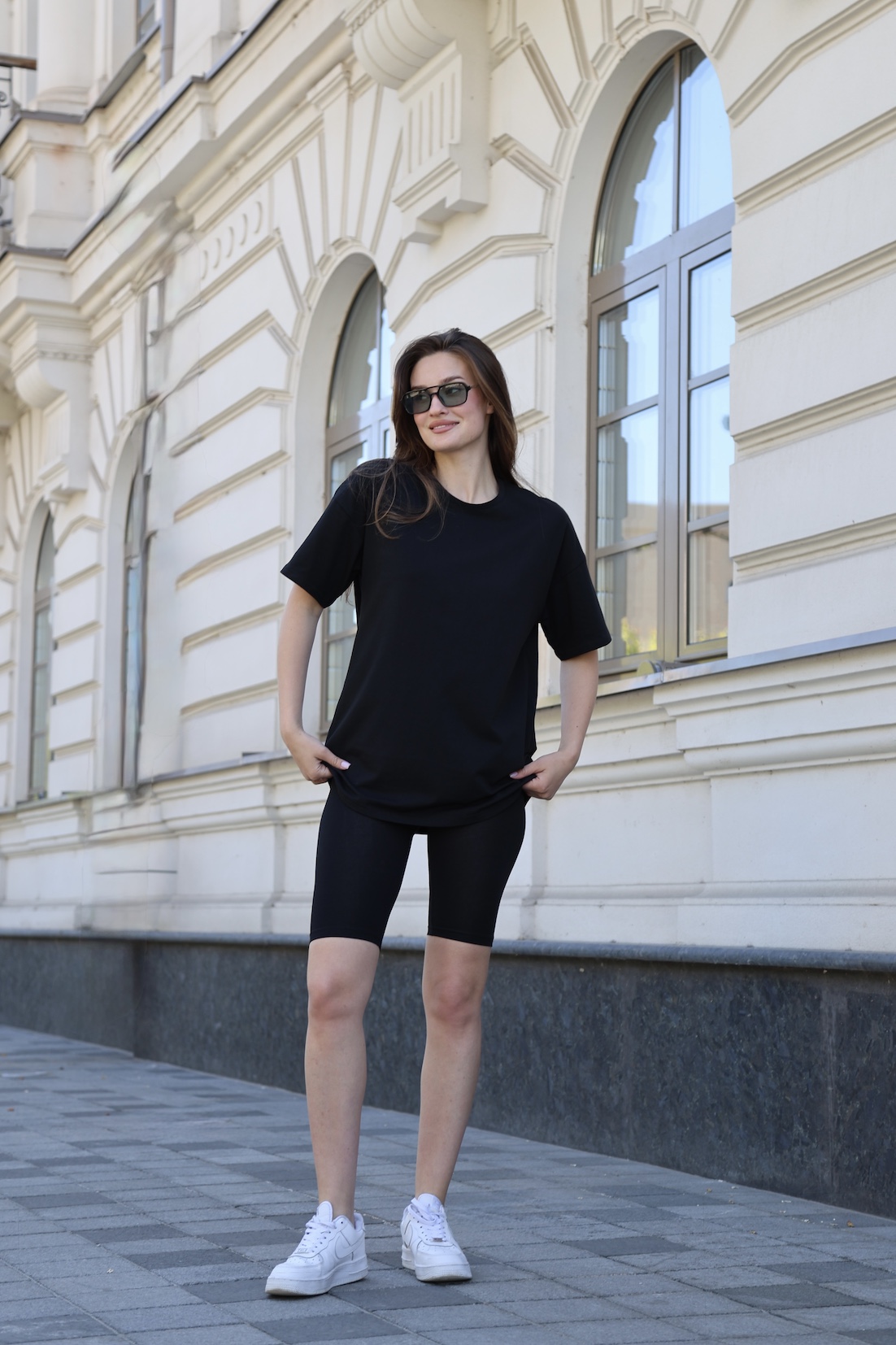 Комплект жіночий "Sunny" футболка + велосипедки (S, M, L, XL, 2XL)