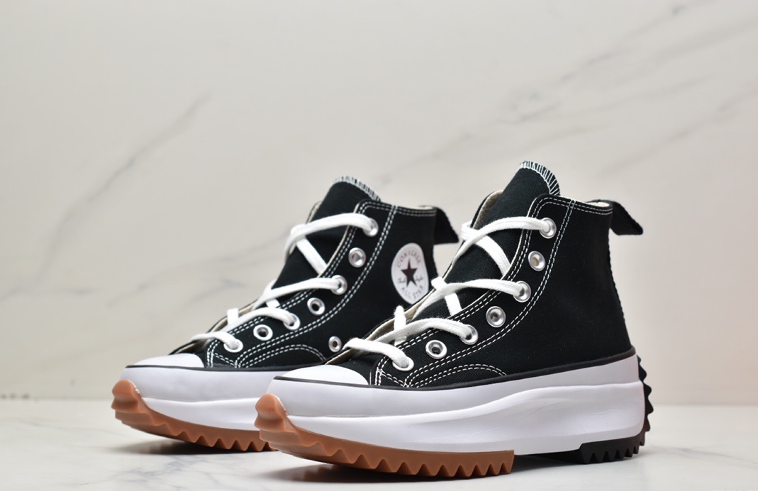 Converse chuck Run Star Hike Hi”White/Black Gum”1970 168817C