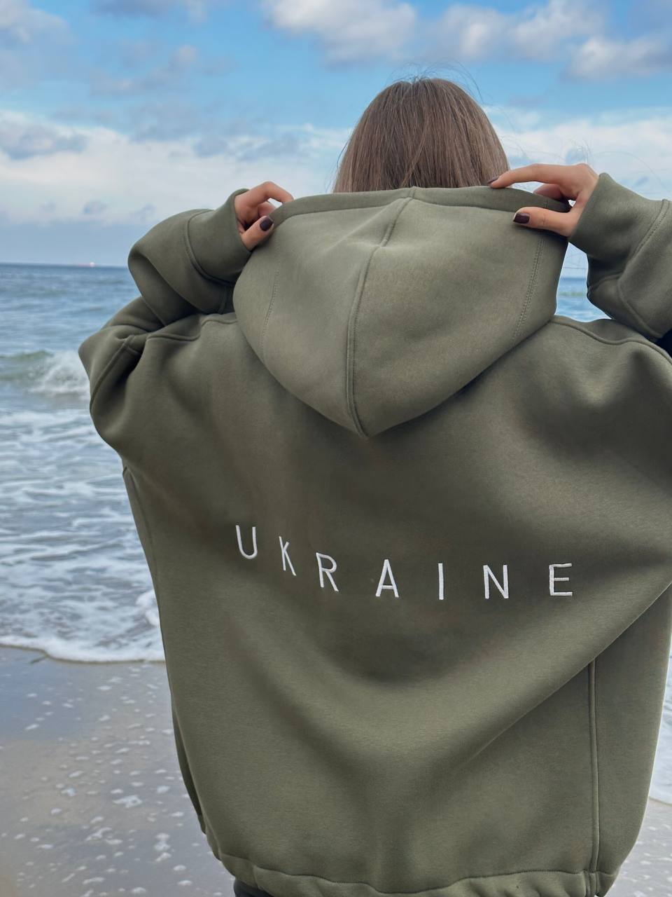 Патріотичний худі UKRAINE. Модель unisex