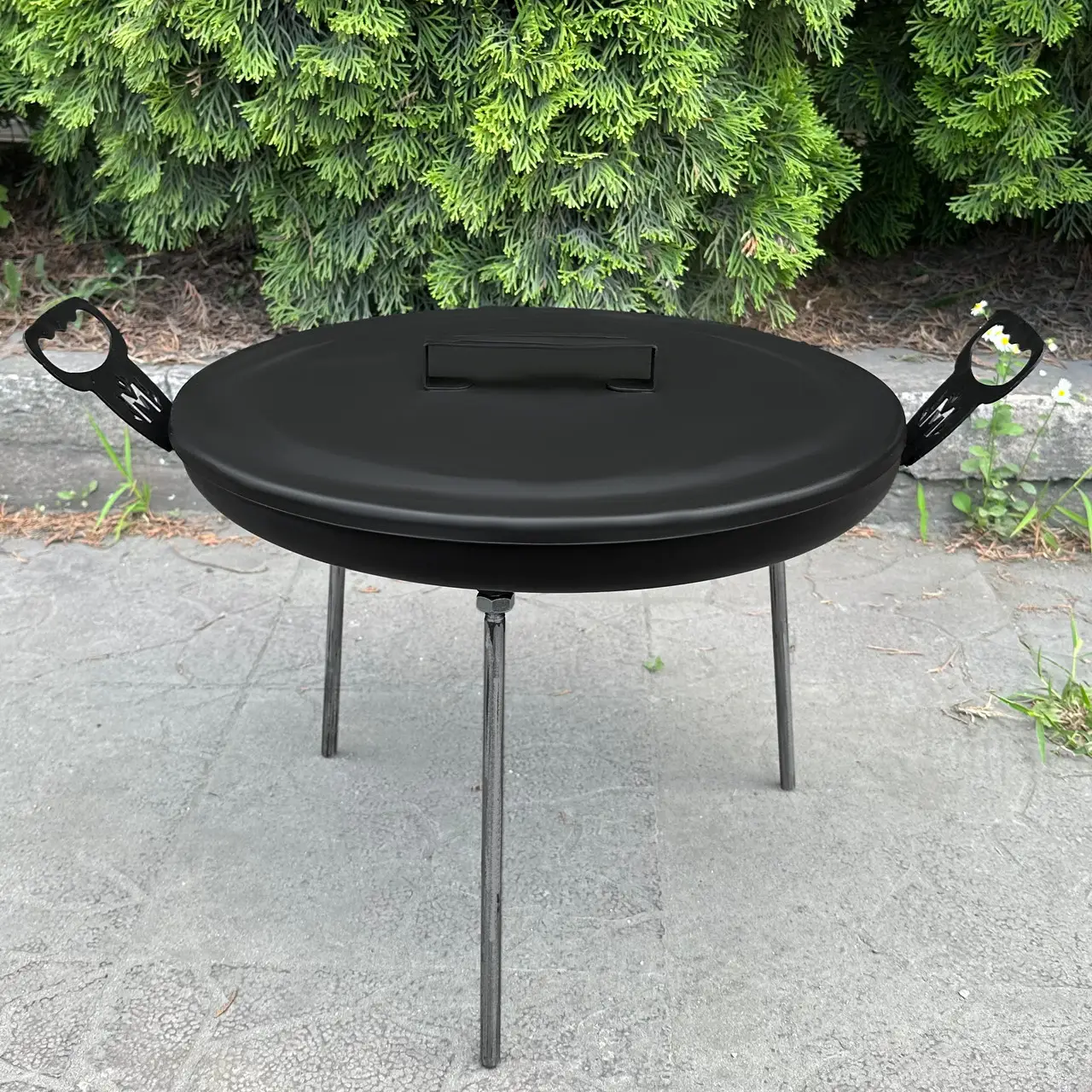 Сковорода з диску Фрея 40см з кришкою