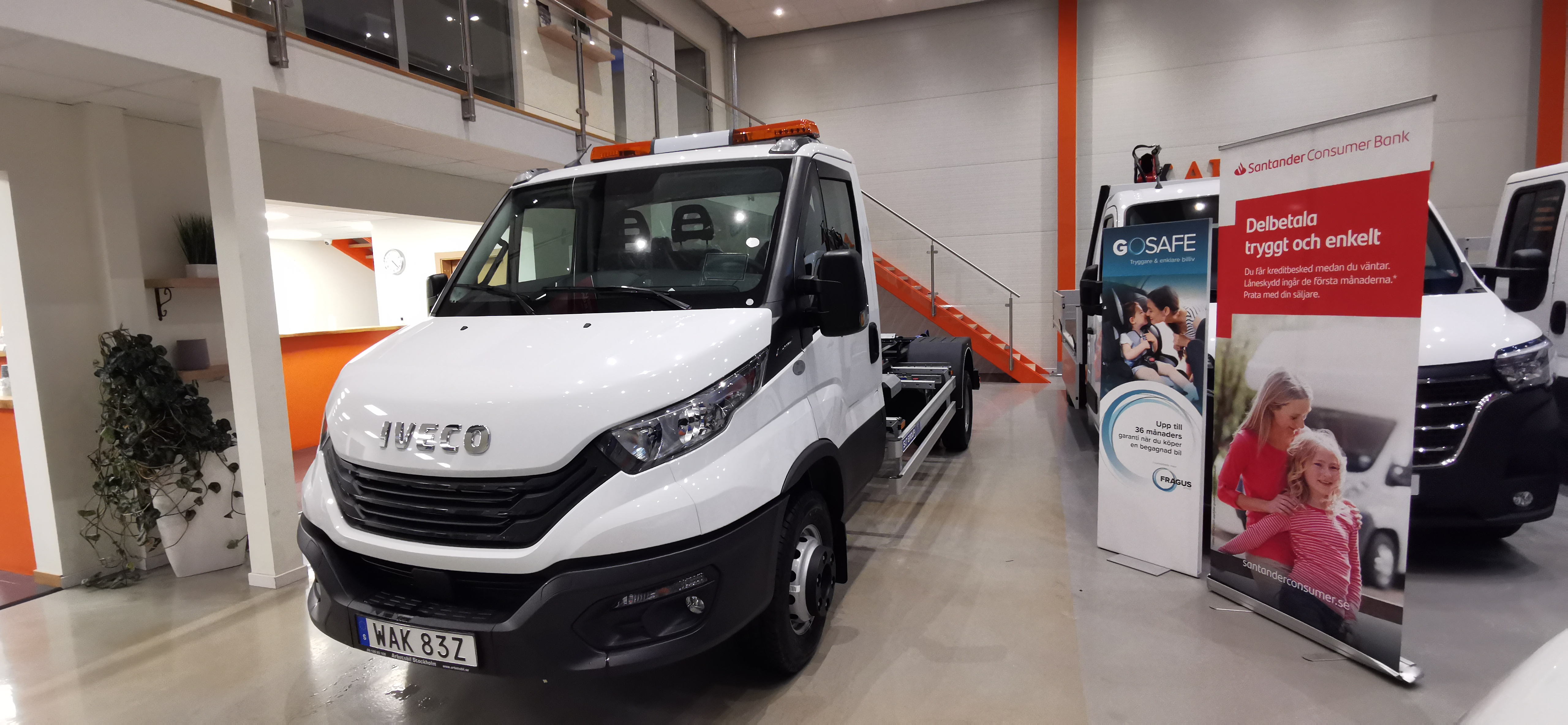 Ny Iveco Daily 70C 18H Lastväxlare 5T KROKLYFT