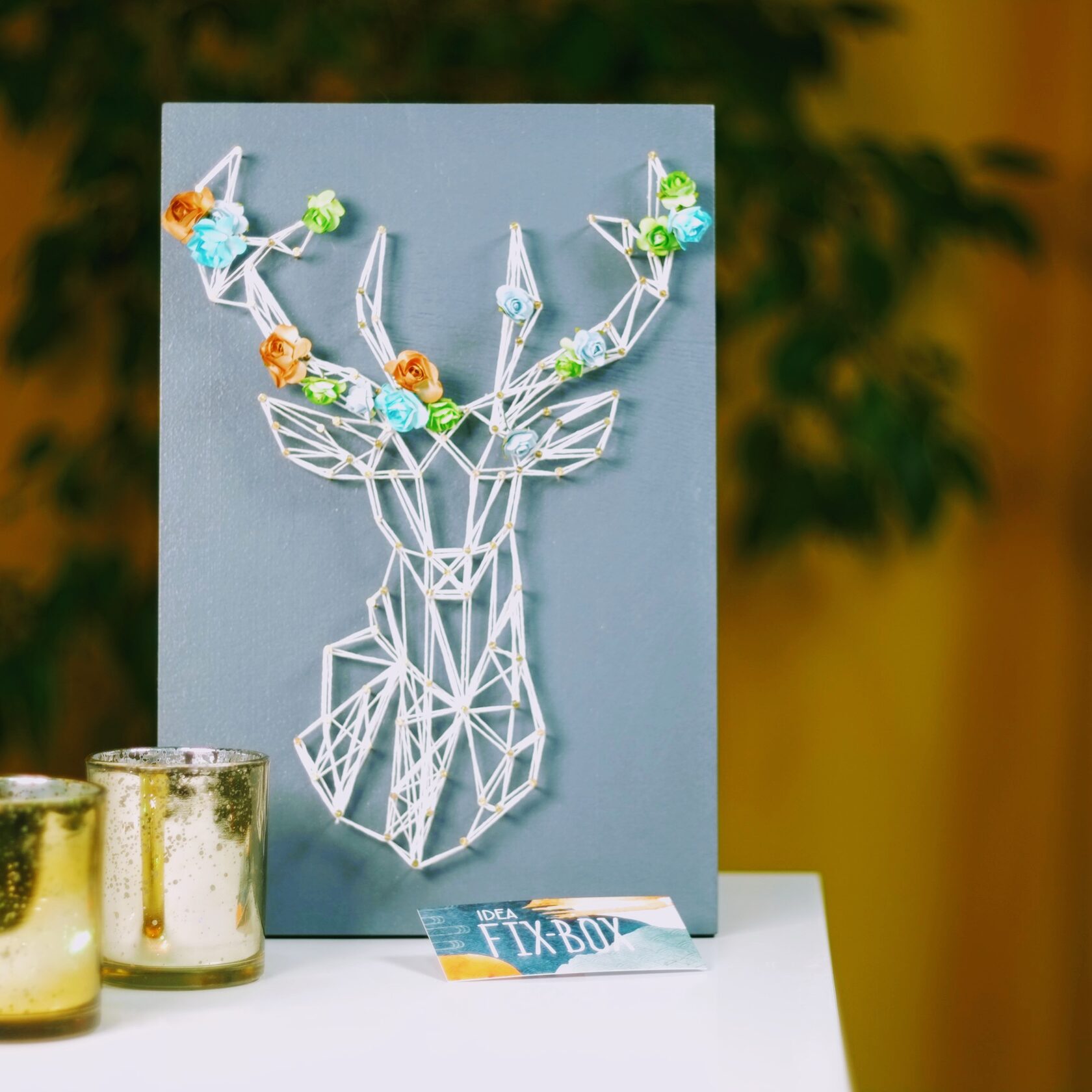 Стрінг-арт картина «Олень»